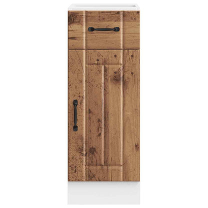 vidaXL Kitchen Base Cabinet "Lucca" Old Wood Engineered Wood