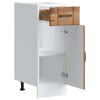 vidaXL Kitchen Base Cabinet "Lucca" Old Wood Engineered Wood