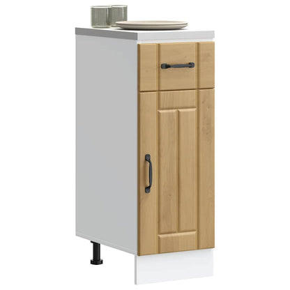 vidaXL Kitchen Base Cabinet "Lucca" Artisan Oak Engineered Wood