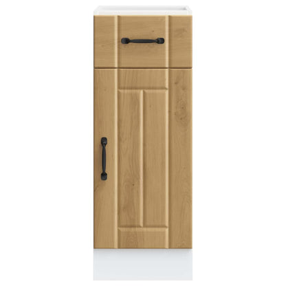 vidaXL Kitchen Base Cabinet Lucca Artisan Oak Engineered Wood