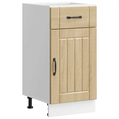 vidaXL Kitchen Base Cabinet "Lucca" Sonoma Oak Engineered Wood
