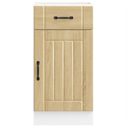 vidaXL Kitchen Base Cabinet Lucca Sonoma Oak Engineered Wood