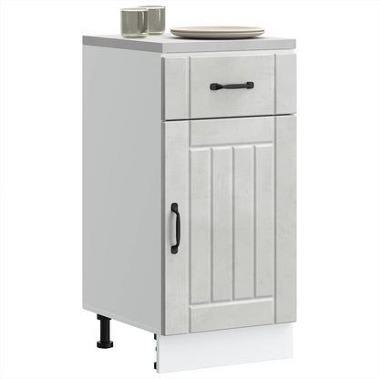 vidaXL Kitchen Base Cabinet "Lucca" Concrete Grey Engineered Wood