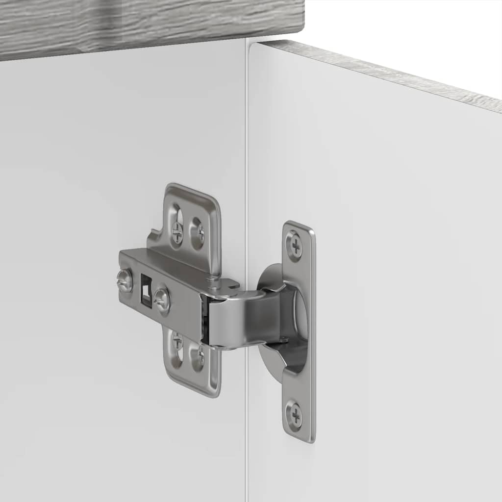vidaXL Kitchen Base Cabinet "Lucca" Grey Sonoma Engineered Wood