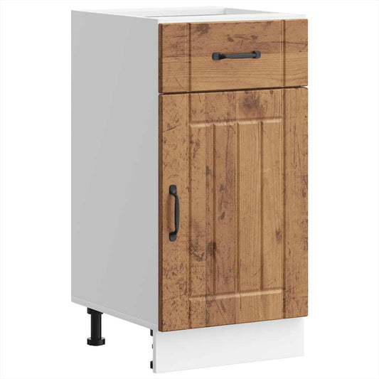 vidaXL Kitchen Base Cabinet "Lucca" Old Wood Engineered Wood