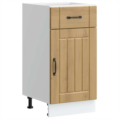vidaXL Kitchen Base Cabinet "Lucca" Artisan Oak Engineered Wood