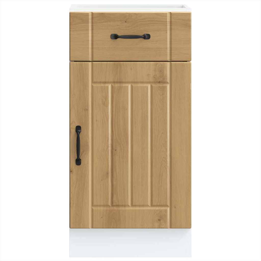 vidaXL Kitchen Base Cabinet "Lucca" Artisan Oak Engineered Wood