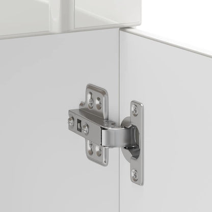 vidaXL Kitchen Base Cabinet "Lucca" High Gloss White Engineered Wood
