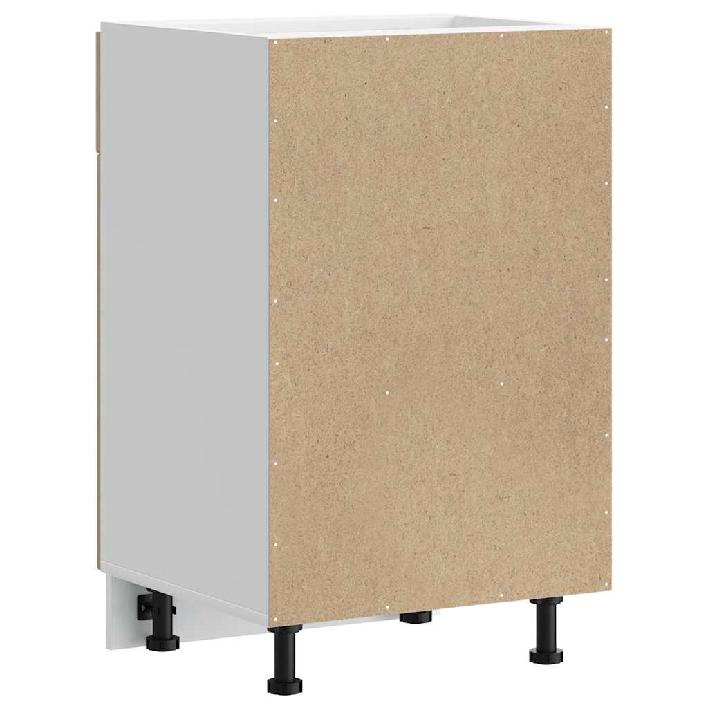 vidaXL Kitchen Base Cabinet "Lucca" Sonoma Oak Engineered Wood