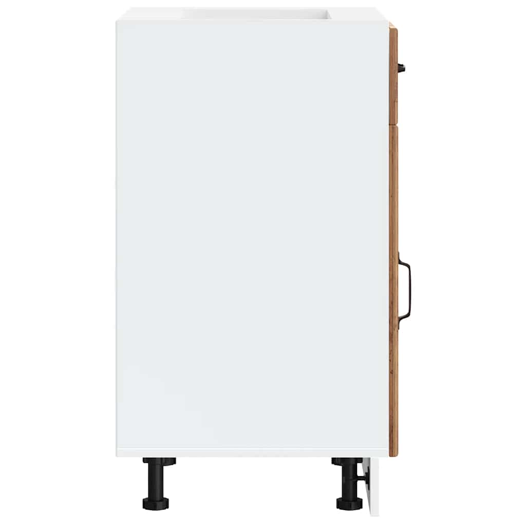 vidaXL Kitchen Base Cabinet Lucca Old Wood Engineered Wood