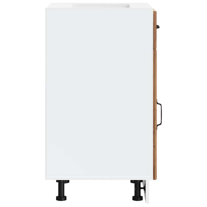 vidaXL Kitchen Base Cabinet Lucca Old Wood Engineered Wood