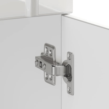vidaXL Kitchen Base Cabinet "Lucca" High Gloss White Engineered Wood