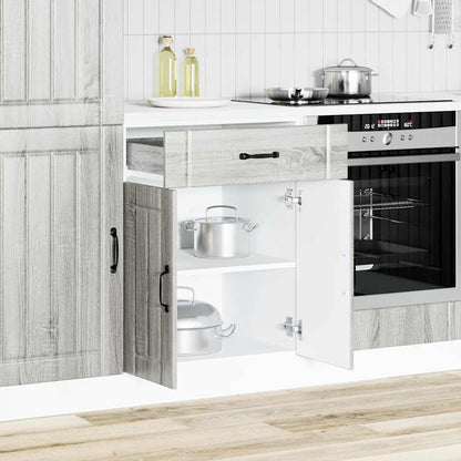 vidaXL Kitchen Base Cabinet "Lucca" Grey Sonoma Engineered Wood