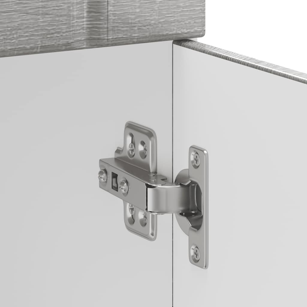 vidaXL Kitchen Base Cabinet "Lucca" Grey Sonoma Engineered Wood