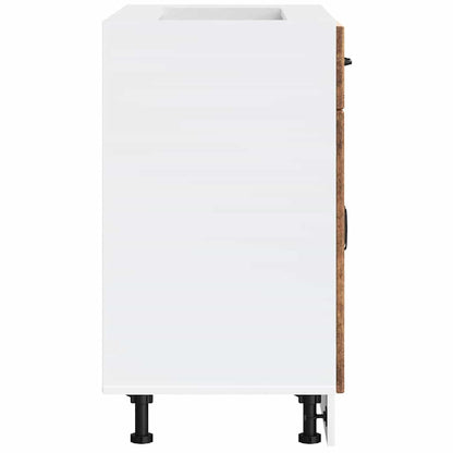 vidaXL Kitchen Base Cabinet "Lucca" Old Wood Engineered Wood