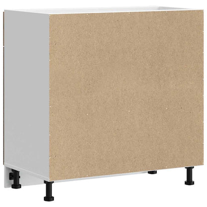 vidaXL Kitchen Base Cabinet "Lucca" Old Wood Engineered Wood
