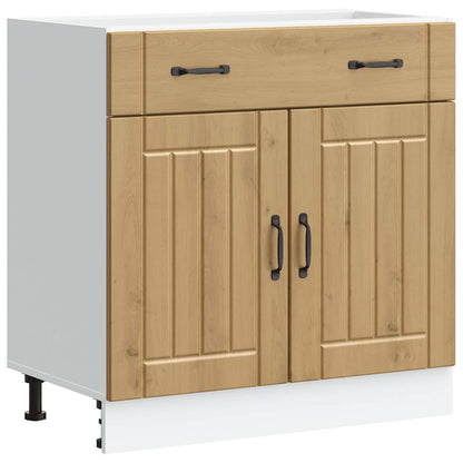 vidaXL Kitchen Base Cabinet "Lucca" Artisan Oak Engineered Wood