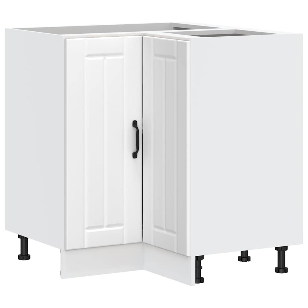 vidaXL Kitchen Corner Base Cabinet "Lucca" White Engineered Wood