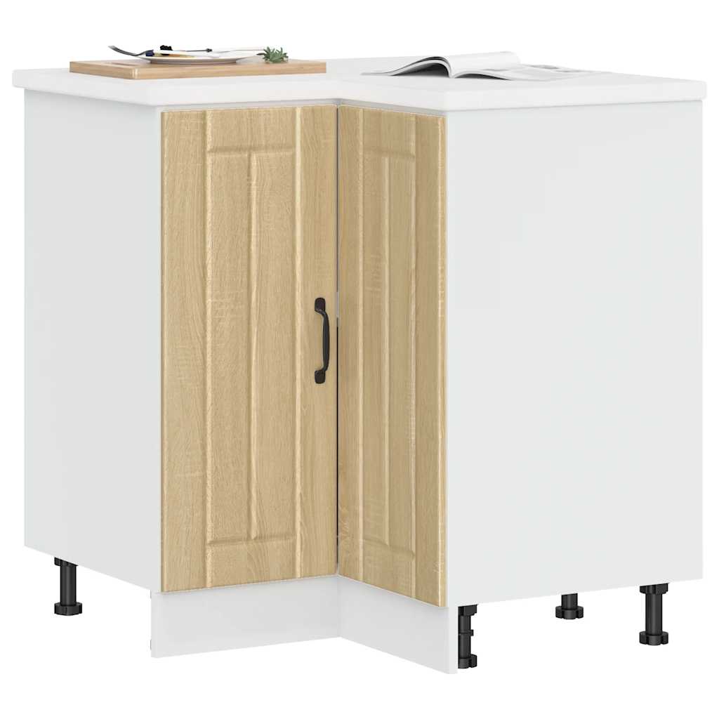 vidaXL Kitchen Corner Base Cabinet "Lucca" Sonoma Oak Engineered Wood