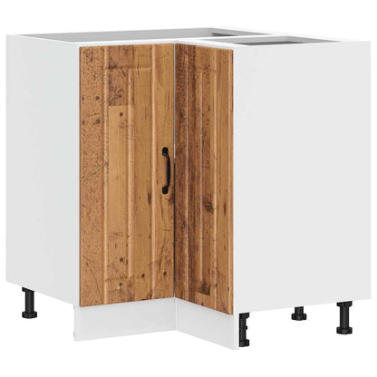 vidaXL Kitchen Corner Base Cabinet "Lucca" Old Wood Engineered Wood