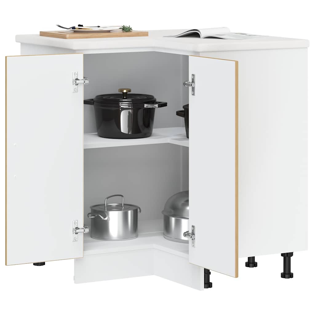 vidaXL Kitchen Corner Base Cabinet "Lucca" Artisan Oak Engineered Wood