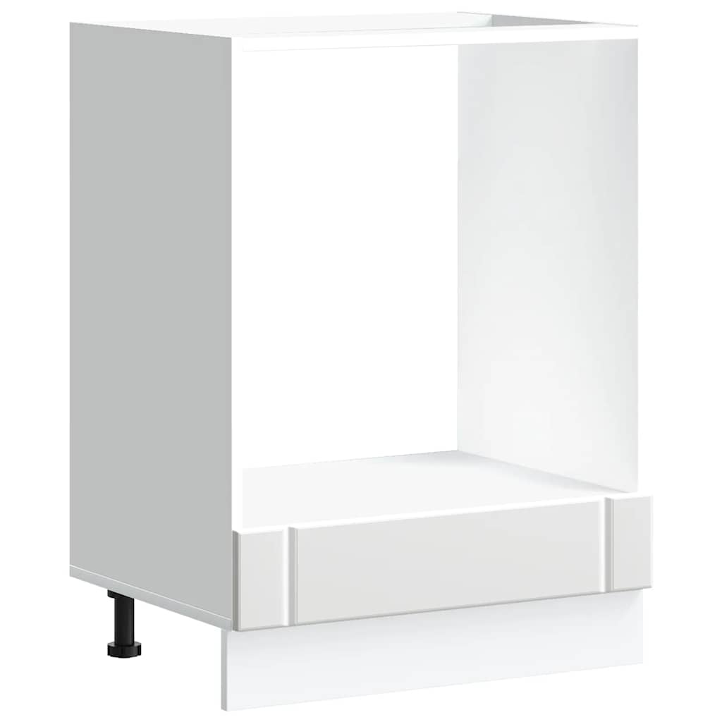 vidaXL Oven Cabinet "Lucca" White Engineered Wood