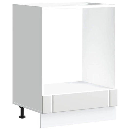 vidaXL Oven Cabinet "Lucca" White Engineered Wood