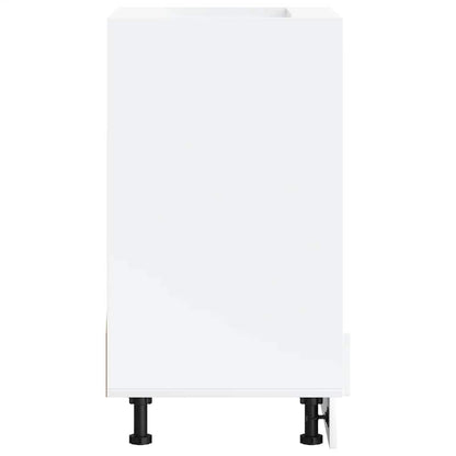 vidaXL Oven Cabinet "Lucca" White Engineered Wood