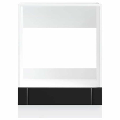 vidaXL Oven Cabinet "Lucca" Black Engineered Wood
