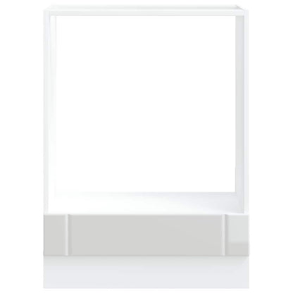 vidaXL Oven Cabinet Lucca High Gloss White Engineered Wood