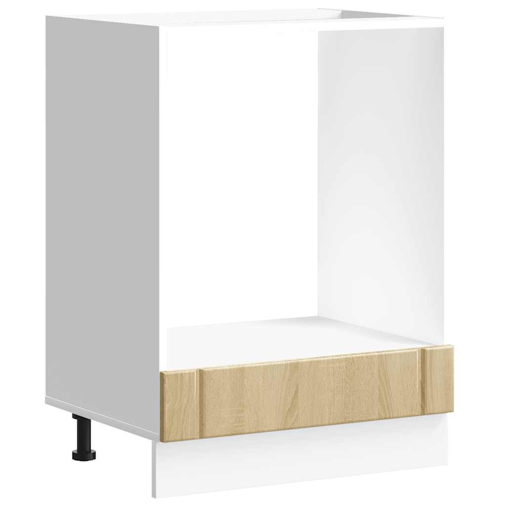 vidaXL Oven Cabinet "Lucca" Sonoma Oak Engineered Wood