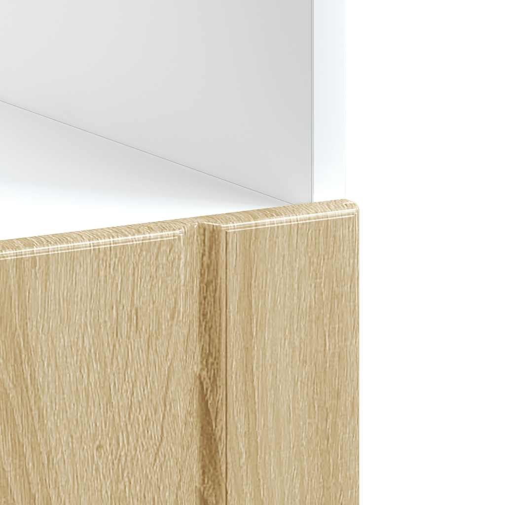 vidaXL Oven Cabinet "Lucca" Sonoma Oak Engineered Wood
