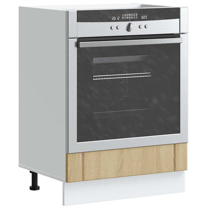 vidaXL Oven Cabinet "Lucca" Sonoma Oak Engineered Wood