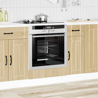vidaXL Oven Cabinet "Lucca" Sonoma Oak Engineered Wood