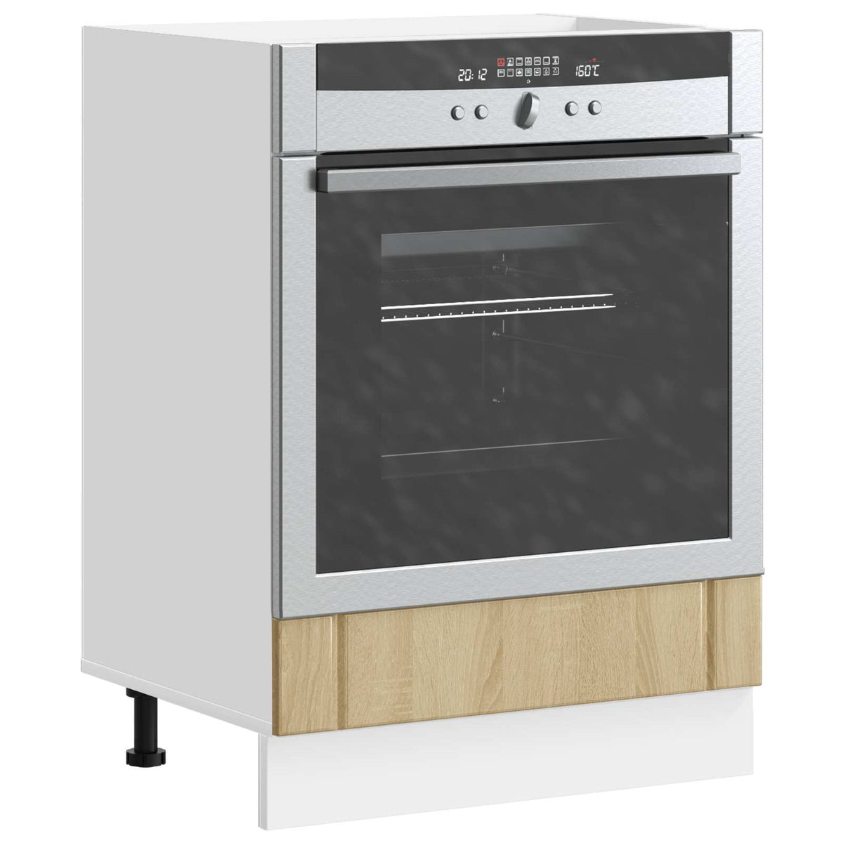 vidaXL Oven Cabinet "Lucca" Sonoma Oak Engineered Wood