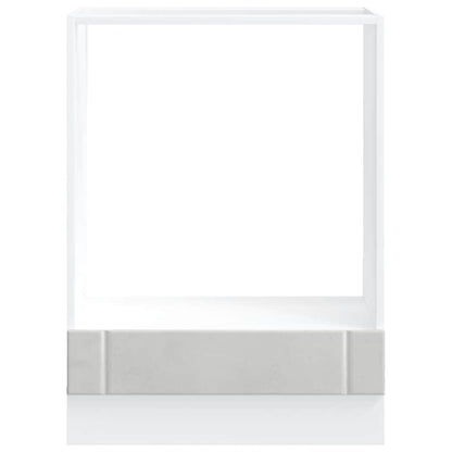 vidaXL Oven Cabinet Lucca Concrete Grey Engineered Wood