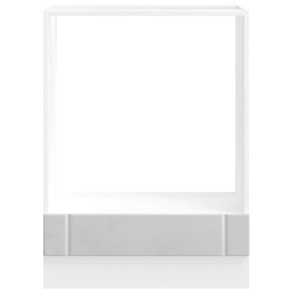 vidaXL Oven Cabinet "Lucca" Concrete Grey Engineered Wood
