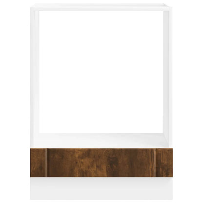 vidaXL Oven Cabinet "Lucca" Smoked Oak Engineered Wood