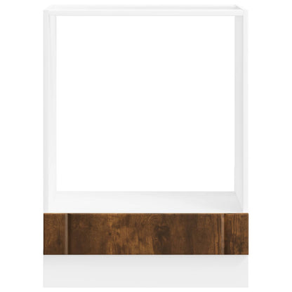 vidaXL Oven Cabinet "Lucca" Smoked Oak Engineered Wood