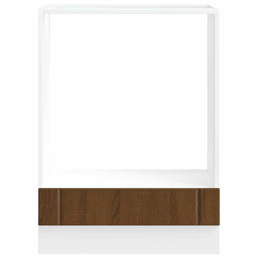 vidaXL Oven Cabinet Lucca Brown Oak Engineered Wood