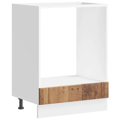 vidaXL Oven Cabinet "Lucca" Old Wood Engineered Wood