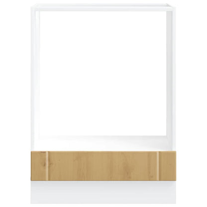 vidaXL Oven Cabinet "Lucca" Artisan Oak Engineered Wood