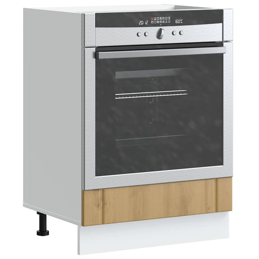 vidaXL Oven Cabinet "Lucca" Artisan Oak Engineered Wood