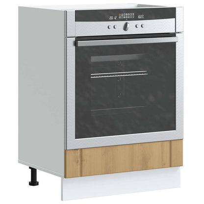 vidaXL Oven Cabinet "Lucca" Artisan Oak Engineered Wood