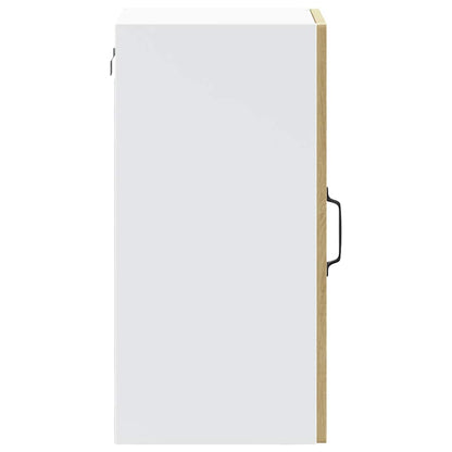 vidaXL Kitchen Wall Cabinet with Glass Door Lucca Sonoma Oak