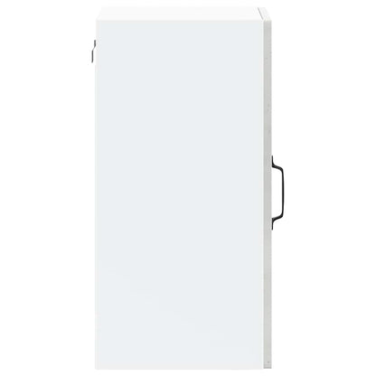 vidaXL Kitchen Wall Cabinet with Glass Door "Lucca" Concrete Grey