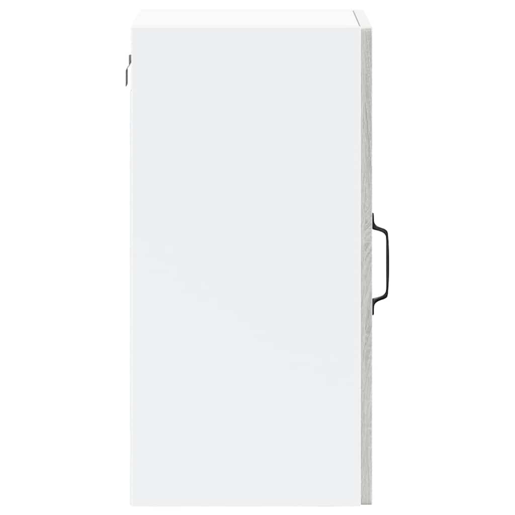 vidaXL Kitchen Wall Cabinet with Glass Door "Lucca" Grey Sonoma