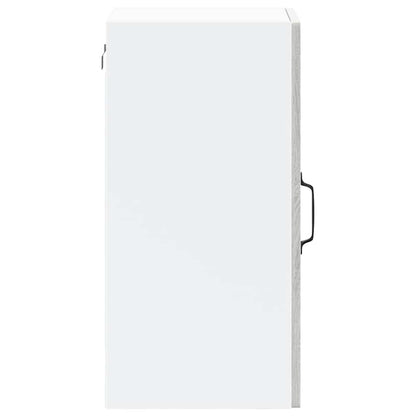 vidaXL Kitchen Wall Cabinet with Glass Door "Lucca" Grey Sonoma