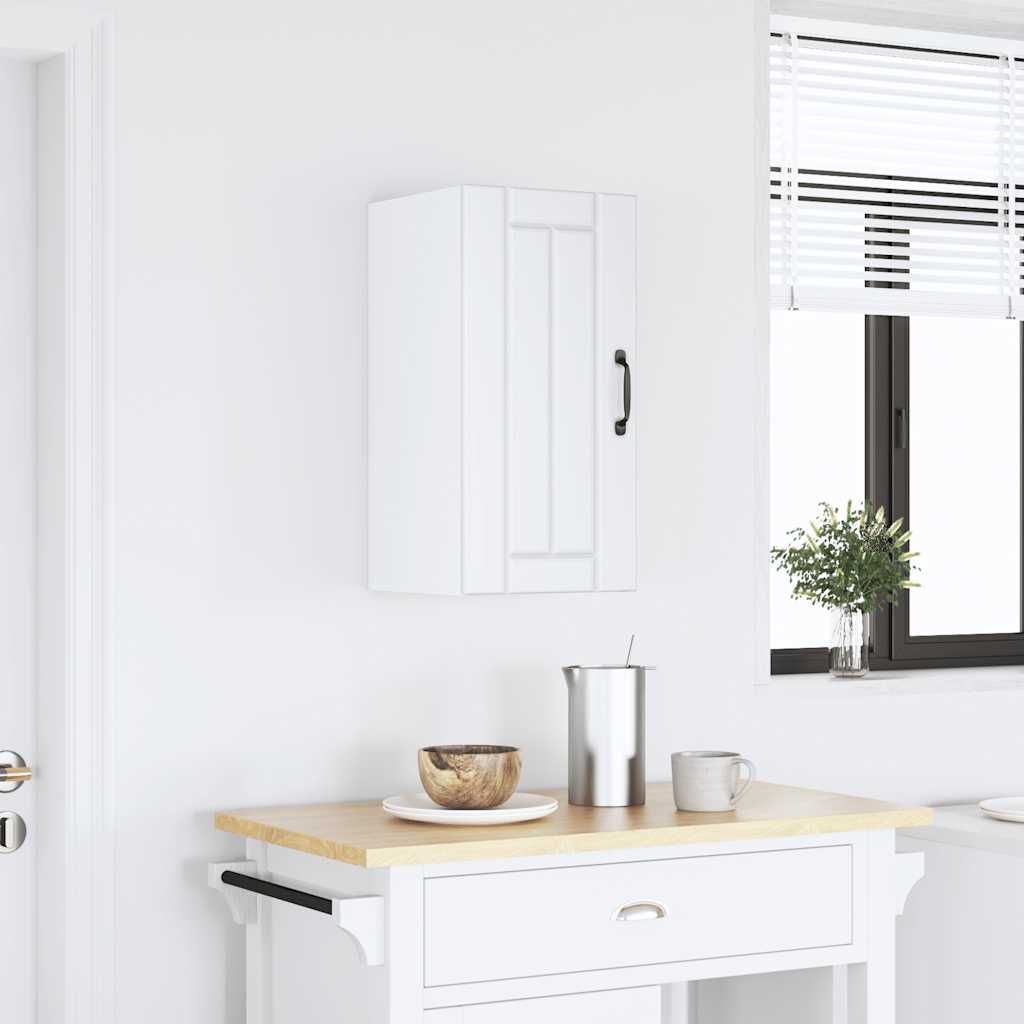 vidaXL Kitchen Wall Cabinet "Lucca" White Engineered Wood