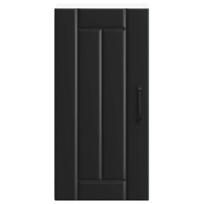 vidaXL Kitchen Wall Cabinet Lucca Black Engineered Wood